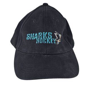 San Jose Sharks Hockey Cap Hat Black L/XL It'll Swallow You Whole